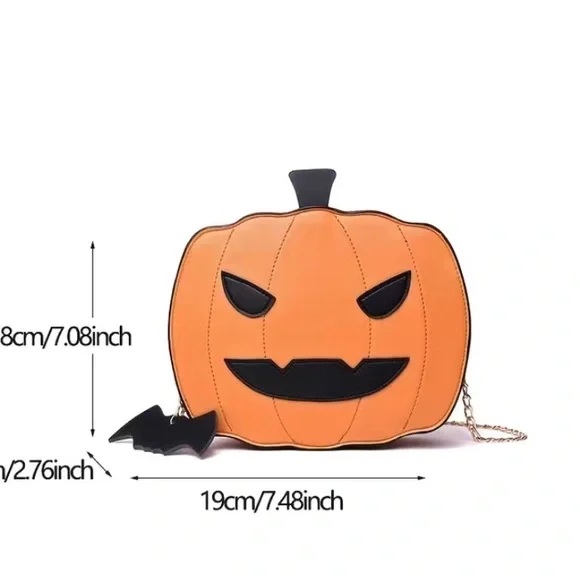 💕Pink Pumpkin Crossbody - Picture 3 of 3